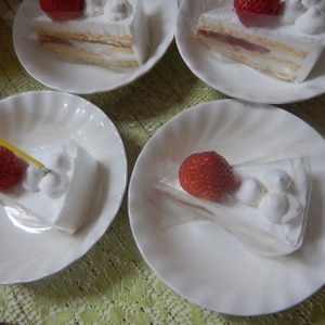 ホワイトデーに♡苺のショートケーキ♡